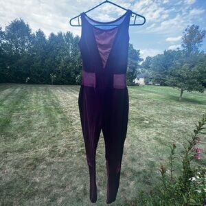 Elegant Purple Dance Costume